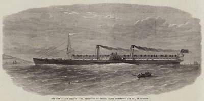 O New Saloon-Steamer Iona, pertencente à Messers David Hutcheson and Company, de Glasgow de Edwin Weedon
