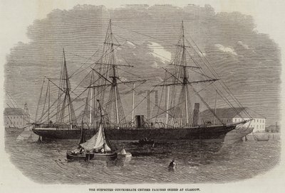 O suspeito cruzador confederado Pampero apreendido em Glasgow de Edwin Weedon