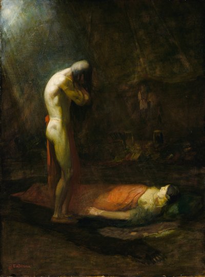 O luto bravo, c. 1892. de Edwin Willard Deming