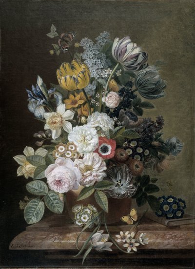 Natureza Morta com Flores de Eelke Jelles Eelkema