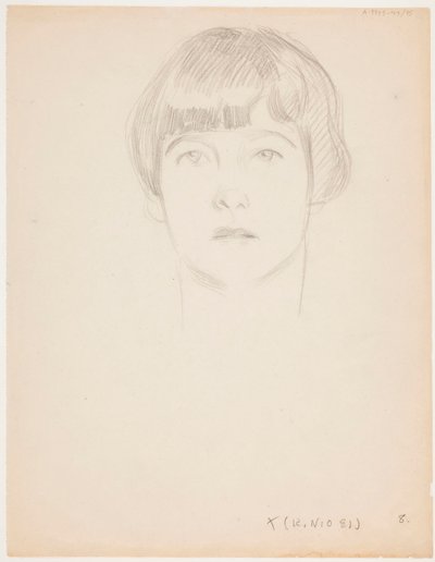 Cabeça de menina de Eero Järnefelt