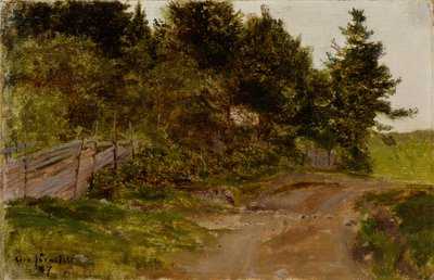 Caminho na floresta de Eero Järnefelt