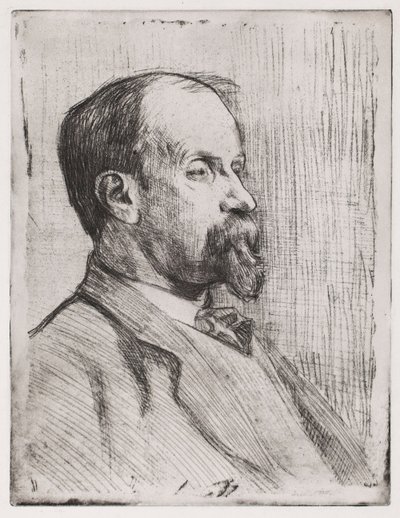 Retrato de Juhani Aho de Eero Järnefelt