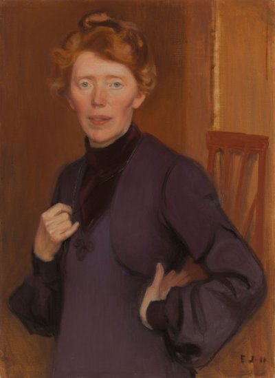 Retrato de Tekla Hultin de Eero Järnefelt