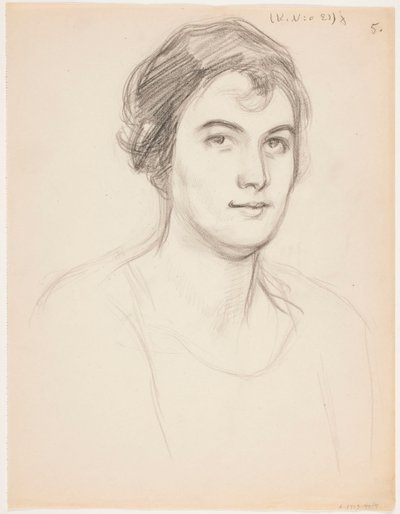 Retrato de uma Mulher de Eero Järnefelt