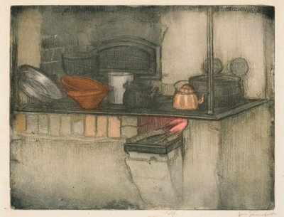 Lareira na Casa Wasenius II de Eero Järnefelt