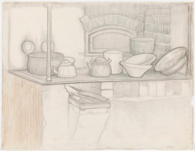 Fogão na casa Wasenius II de Eero Järnefelt