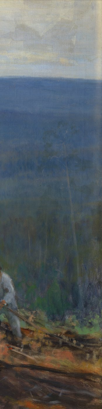 Sob o jugo (Queimando o mato) de Eero Järnefelt