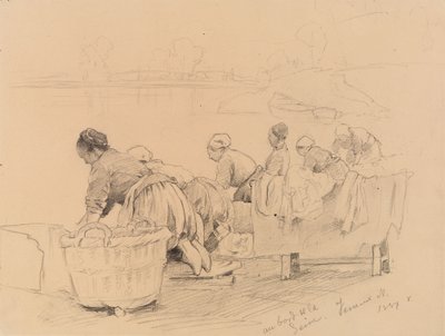 Lavadeiras junto ao Sena de Eero Järnefelt