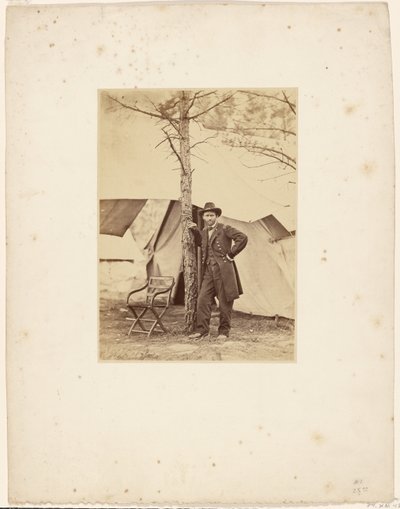 [O General Grant no seu quartel-general em Cold Harbor.] de Egbert Guy Fowx