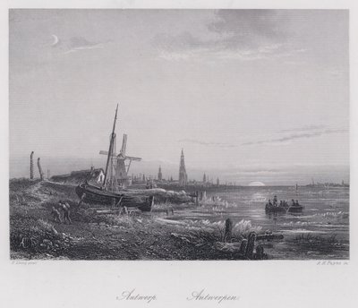 Antuérpia (gravura) de Egidius Linnig