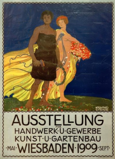 Exposição de Artes e Ofícios, Arte e Horticultura, Wiesbaden de Egon Josef Kossuth