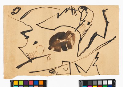 Abstrakter Versuch de Egon Schiele