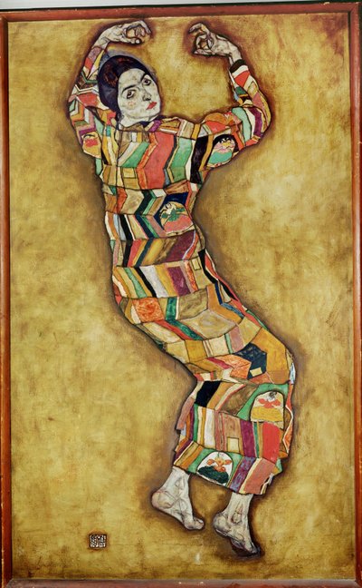 Bildnis Friederike Maria Beer (pintura sobre tela) de Egon Schiele