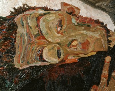 O poeta (óleo sobre tela) de Egon Schiele