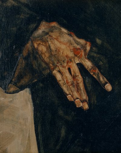 Die Eremiten (óleo sobre tela) de Egon Schiele