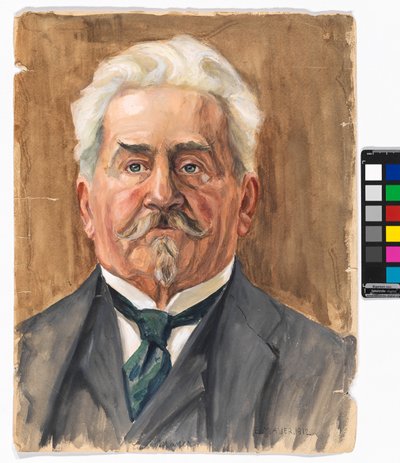 E. Mayer: Retrato de Leopold Czihaczek de Egon Schiele