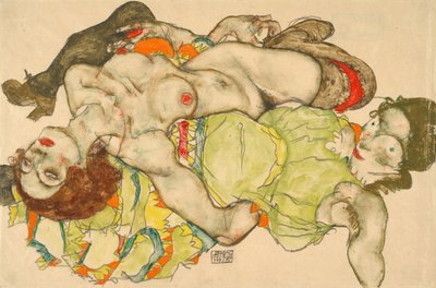 Amantes Femininas de Egon Schiele