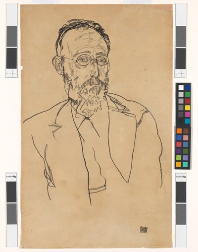 Heinrich Gomperz, Professor Universitário, Doutor em Filosofia de Egon Schiele