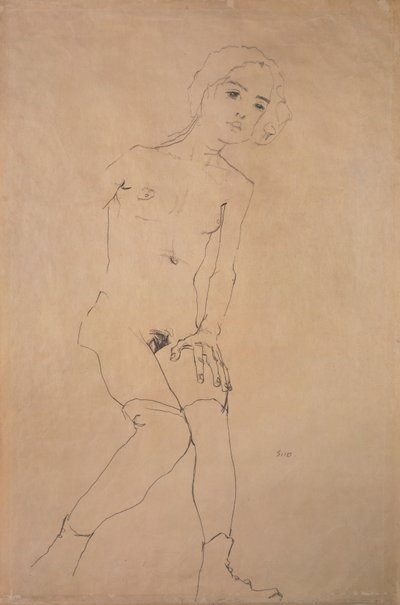 Nude, 1910 de Egon Schiele