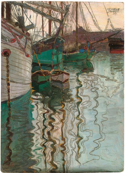 Porto de Trieste, 1907 de Egon Schiele