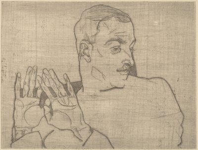 Retrato de Arthur Roessler de Egon Schiele