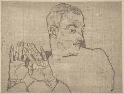 Retrato de Arthur Roessler de Egon Schiele