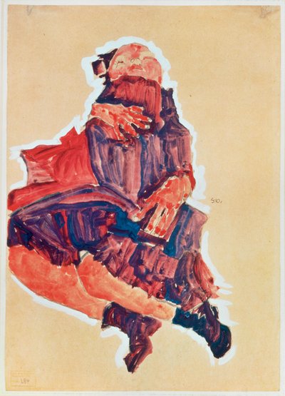 Schlafendes Kind [Criança adormecida]. de Egon Schiele