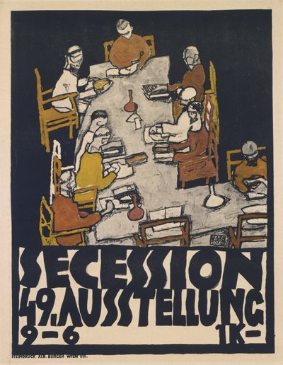 Secessão 49ª Exposição (Secessão 49ª Exposição), 1918 de Egon Schiele
