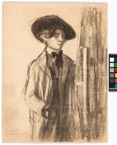 Autorretrato (?) de Egon Schiele