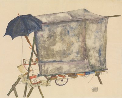 Carrinho de rua de Egon Schiele
