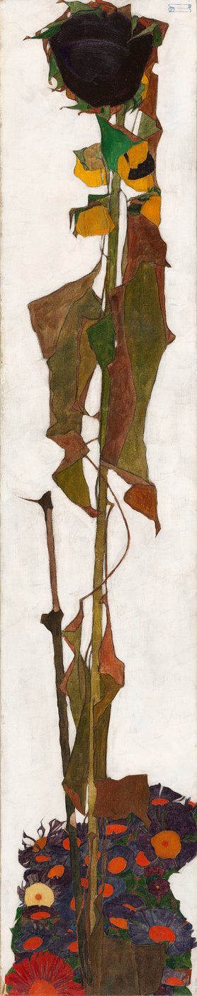 Girassol, 1909-1910. de Egon Schiele