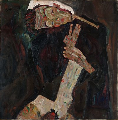O letrista, 1911 de Egon Schiele