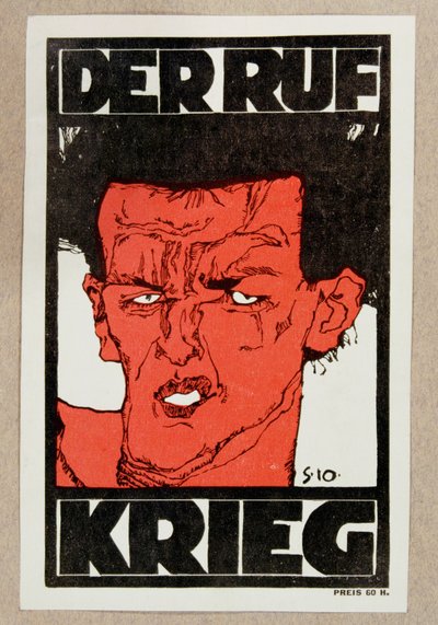 Capa (utilizando um autorretrato de ... de Egon Schiele