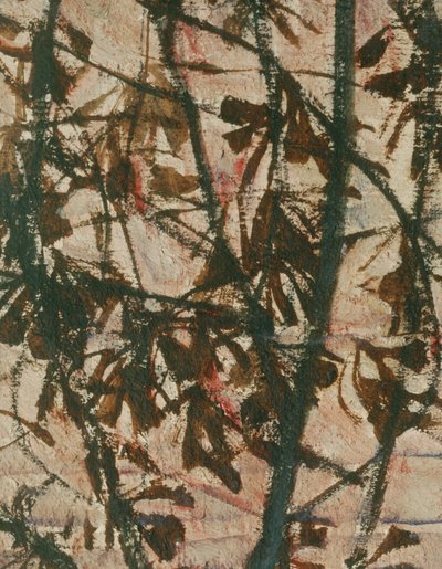 Versinkende Sonne (óleo sobre tela) de Egon Schiele