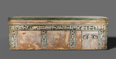 Caixão de Senbi, Reino do Meio, c.1918-1859 AC de Egyptian 12th Dynasty