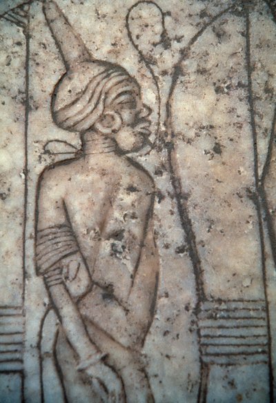Prisioneiro núbio, alívio Civilização egípcia de Egyptian 12th Dynasty