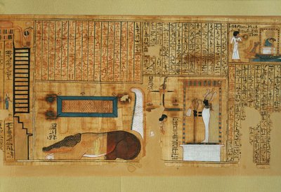Livro dos mortos do escriba Nebqed, reinado de ... de Egyptian 18th Dynasty