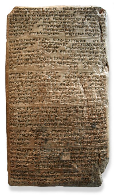 El Amarna Tablet, c.1350 aC (barro) de Egyptian 18th Dynasty