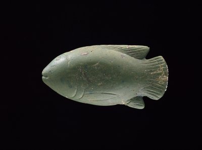 Prato em forma de peixe (copo) de Egyptian 18th Dynasty
