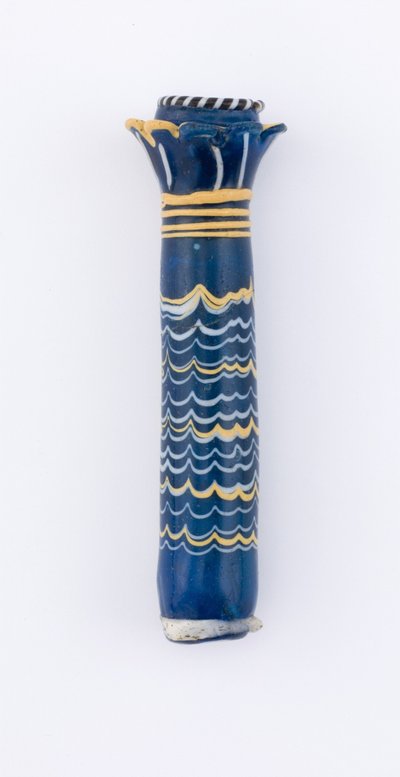 Frasco, Novo Reino, c.1400-1300 aC (vidro) de Egyptian 18th Dynasty