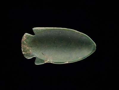 Dentro de um prato em forma de peixe (vidro) (ver também 182794) de Egyptian 18th Dynasty