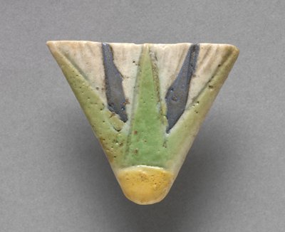 Terminal de colar de flor de lótus, c.1391-1337 aC de Egyptian 18th Dynasty