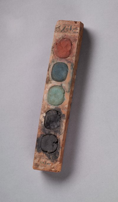 Caixa de Pintura do Vizir Amenemope, Novo Reino, c.1427-1401 aC de Egyptian 18th Dynasty