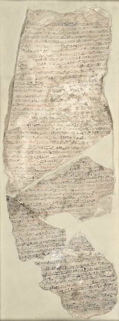 Sinuhe Ostracon, New Kingdom (calcário) de Egyptian 18th Dynasty