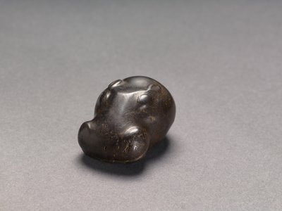 Peso em forma de cabeça de hipopótamo, c.1540-1296 aC de Egyptian 18th Dynasty