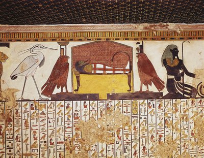 Egipto, Luxor, Tebas Antigas, Vale das Rainhas, Túmulo de Nerfertari de Egyptian 19th Dynasty