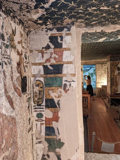 Vale das Rainhas, Túmulo de Nefertari (pintura de parede) de Egyptian 19th Dynasty