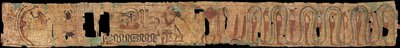 Antigo Egito Texto Funerário - Antigo Egito - 1069-945 AC - Papiro - 10x100 - Szepmuveszeti Muzeum, Budapeste de Egyptian 21st Dynasty