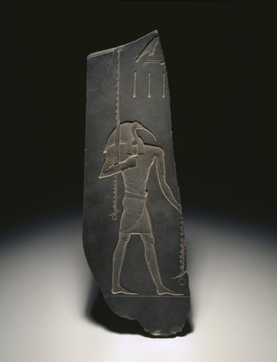 Thoth, Deus do Aprendizado e Patrono dos Escribas, 663-525 a.C. (ardósia) de Egyptian 26th Dynasty